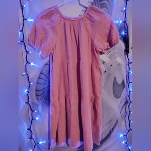 Wonder Nation Pink Casual Kids Dress